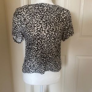 Dee Elly Leopard Print Blouse